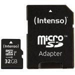 Other Computer Accessory Intenso  MEMORY MICRO SDHC 32GB C10/W/ADAPTER 3433480