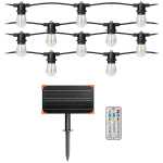 Uued tooted // Solarna girlanda oświetleniowa - 1 sznur 20 m (20 opraw) + 20 żar&oacute;wek LED 0,1W E27, 3000K + 1 żar&oacute;wka gratis