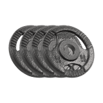 Uued tooted // Obciążenie żeliwne olimpijskie zestaw 4x2.5kg, otw&oacute;r 51mm, talerz z uchwytami, REBEL ACTIVE