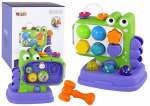 M&auml;nguala | PC | Konsoolid | Tarvikud // M&auml;nguasjad ja m&auml;ngud lastele // Dinozaur Panel Edukacyjny Whac-A-Mole Sorter Gra Dla Dzieci Fioletowy