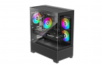 Computer case XILENCE  Case||XG172|MidiTower|Case product features Fan control panel/Transparent panel|Not included|Colour Black|XG172