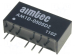 Converter: DC/DC | 1W | Uin: 4.5&divide;5.5V | Uout: 5VDC | Uout2: -5VDC | SIP7
