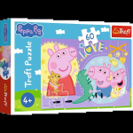 M&auml;nguala | PC | Konsoolid | Tarvikud // Harivad m&auml;nguasjad | Interaktiivsed | Loomingulised | Kunstilised // Puzzle - 60 - Szczęśliwa świnka - Świnka Peppa - Trefl 17414
