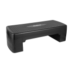 Spordiks ja aktiivseks puhkuseks // Spordikaubad ja varustus // Step do aerobiku i ćwiczeń fitness, 3 stopnie, 68cm, czarny, REBEL ACTIVE