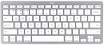 Keyboard Trust Wireless Bluetooth Keyboard Silver