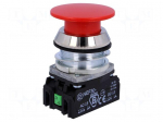 Switch: push-button | Stabl.pos: 1 | NC + NO | 30mm | red | IP56 | Pos: 2