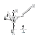 LogiLink BP0090 monitor mount / stand 68.6 cm (27") Desk Silver
