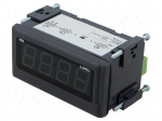 Ammeter | digital,mounting | I DC: 4&divide;20mA | &plusmn;(0.2%+1digit) | on panel