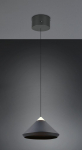 Trio Laguna LED piekarama lampa 1-pc 30 cm matt black brushed steel 336219132 4017807677508