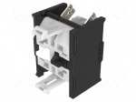 Contact block | 22mm | 04 | front fixing | plug-in terminals | 500VAC