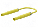 Test lead | 19A | banana plug 4mm,both sides | insulated | Len: 2m