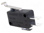 Microswitch SNAP ACTION | 25A/250VAC | SPDT | Rcont max: 100m&Omega; | IP40