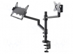 LCD/LED holder | black | 8kg | 75x75mm,100x100mm
