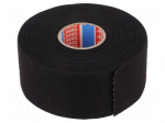 Fabric tape | PET wool | W: 50mm | L: 25m | black