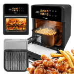 K&ouml;&ouml;gi elektriseadmed ja tehnika // Multikeetjad // Frytkownica beztłuszczowa AIR FRYER GreenBlue, MOCNA 1800W, pojemność 10l, 8 program&oacute;w, akcesoria, TIMER, GB950