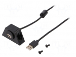 Extender | USB A socket | 2m | USB 2.0