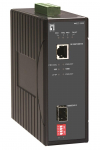 LevelOne RJ45 to SFP Gigabit Industrial Media Converter, -40&deg;C to 75&deg;C