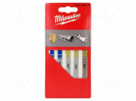 Hacksaw blade-set | wood,metal,plastic,jigsaw | 5pcs.