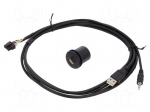 Cable | 1.5m | black | 20AWG,22AWG,28AWG | Connector colour: black
