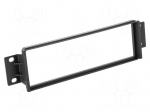 Radio frame | Nissan,Renault | 1 DIN | black