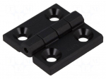 Hinge | Width: 30mm | technopolymer (PA) | black | H: 30mm