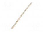LED tape | white warm | LED/m: 196 | 7mm | IP20 | 9.1W/m | CRImin: 90