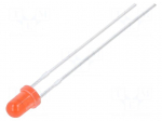 Diode: LED-kit | THT | 3mm | 50pcs | red | 3&divide;15VDC | plastic box | 8mA | 40&deg;