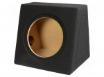 Car loudspeaker enclosure | MDF | black | textil | 20l | 250mm