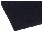 Upholstery cloth | 1500x700x3mm | black | self-adhesive