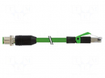 Cable: for sensors/automation | PIN: 8 | 3m | 60VDC | 50VAC | 500mA | 7000