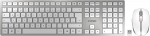 DE layout - CHERRY DW 9100 SLIM, desktop set (white/silver, SX scissor technology)