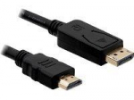 Delock DP wtyczka -> HDMI wtyczka bl 2m