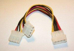 Sharkoon 4-Pin Molex Power Splitter Cable, 1 x Molex to 2 x Molex