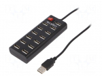 Hub USB | USB 2.0 | PnP,internal supplied | Number of ports: 13