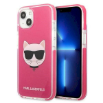 Karl Lagerfeld KLHCP13MTPECPI iPhone 13/14/15 6,1" hardcase fuschia Choupette Head