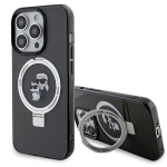 Karl Lagerfeld KLHMP13LHMRSKCK Hardcase Ring Stand Karl&Choupette for iPhone 13 Pro 6.1" / black