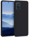 Fusion Soft Matte Back Case Silikona Aizsargapvalks Priek&scaron; Samsung Galaxy A25 5G | 24 4G Melns