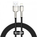 Baseus Cafule Series datu pārraides un uzlādes vads | USB-A uz Lightning | 12W | 1m | melns