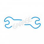 Neon PLEXI LED GARAGE blue white NNE22 Neolia