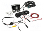 Rear view camera | 113&deg; | black | 12VDC | 76x60.4x73.8mm | camera | NTSC