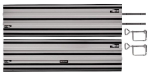 Guide rail for saws 2&times;1 m E-CS/TC-CS/TP-CS TE-PS EINHELL