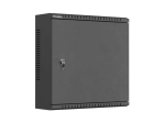 SZAFA INSTALACYJNA TPR 10" Z PŁYTĄ MESH 400X400X140 CZARNA LANBERG (ZŁOŻONA)