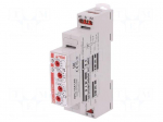 Timer | 1s&divide;10days | SPDT | 24VDC/16A,250VAC/16A | 12&divide;240VAC | DIN | IP20