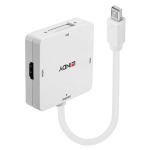 LINDY Mini-DisplayPort HDMI 4K30/DVI/VGA adapter