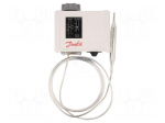 Sensor: thermostat with capillary | Output conf: SPDT | 16A | 400VAC