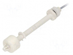 Sensor: liquid level | -5&divide;60&deg;C | Output conf: SPST-NC | lead 0,5m