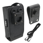 Hard Leather Carry Case Belt Loop for HX400 Radio SHC-19, SHC-18