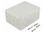 Enclosure: multipurpose | X: 90mm | Y: 115mm | Z: 55mm | ABS | grey | IP65