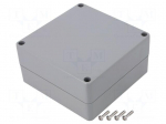 Enclosure: multipurpose | X: 120mm | Y: 120mm | Z: 60mm | ABS | dark grey