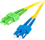 PATCHCORD ŚWIATŁOWODOWY GETFORT SM SC/UPC-SC/APC DUPLEX 1M